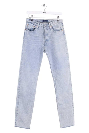 Jean droit Levi's Bleu en Coton, taille XS - Seconde Main