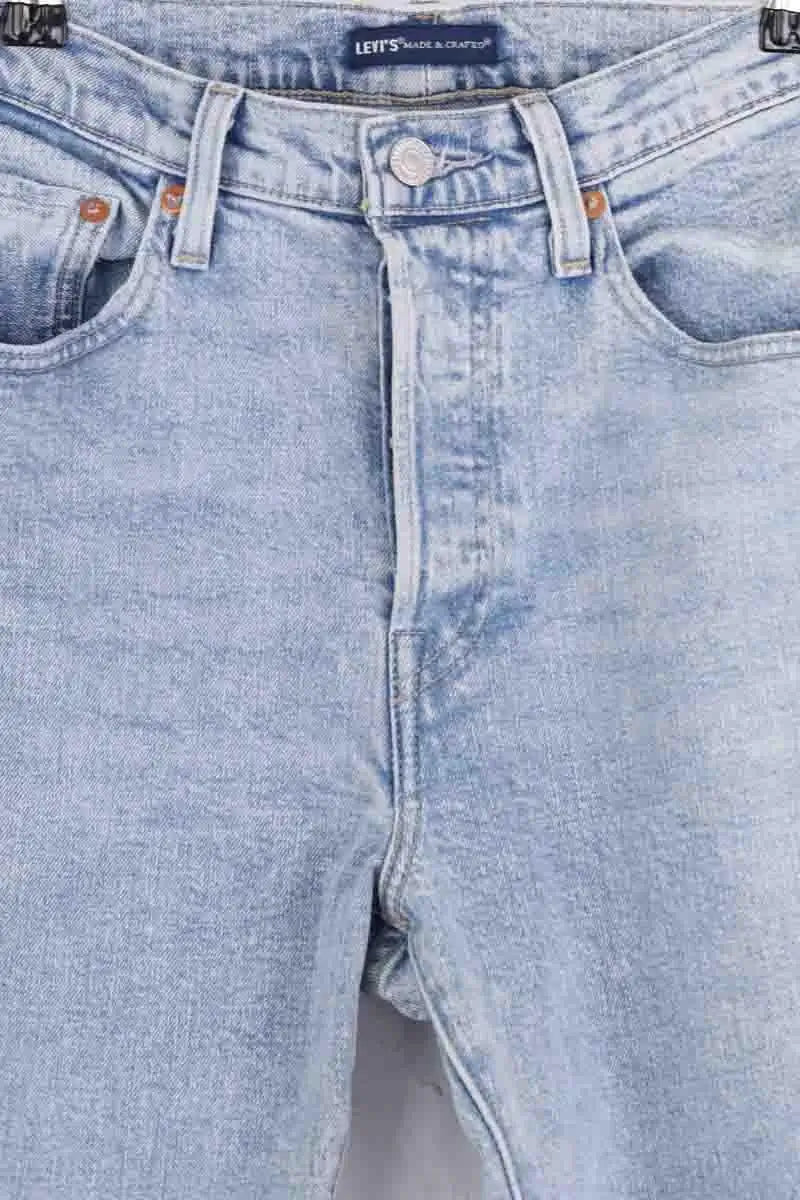 Jean droit Levi's Bleu en Coton