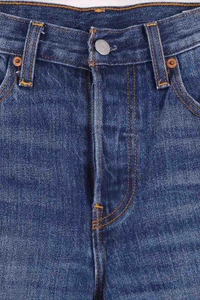 Jean droit Levi's Bleu en Coton
