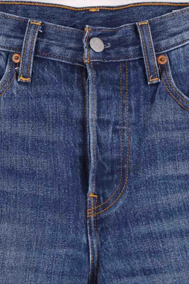 Jean droit Levi's Bleu en Coton