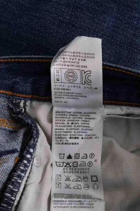 Jean droit Levi's Bleu en Coton