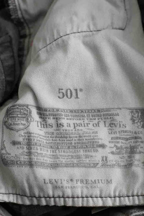 Jean droit Levi's Gris en Coton