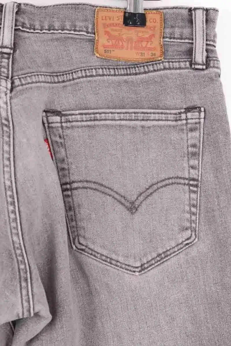 Jean droit Levi's Gris en Coton