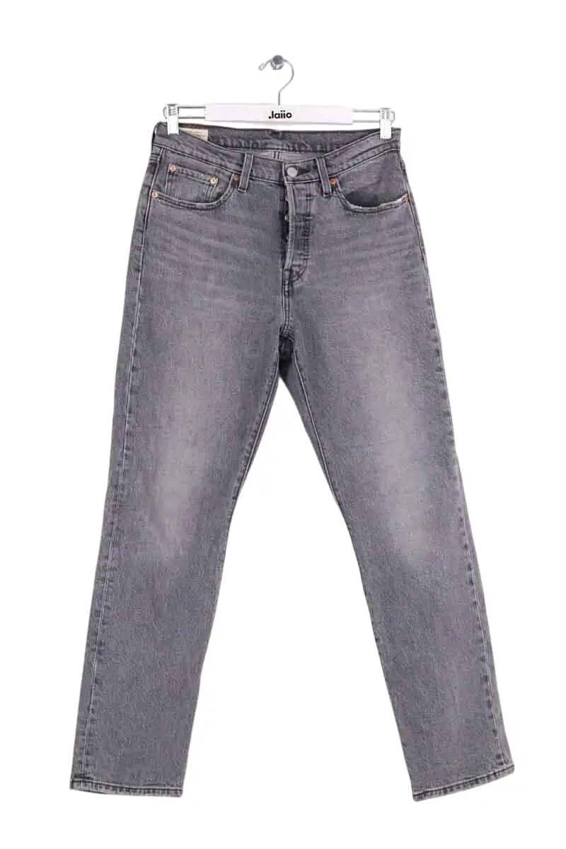 Jean droit Levi's Gris en Coton, taille M - Seconde Main