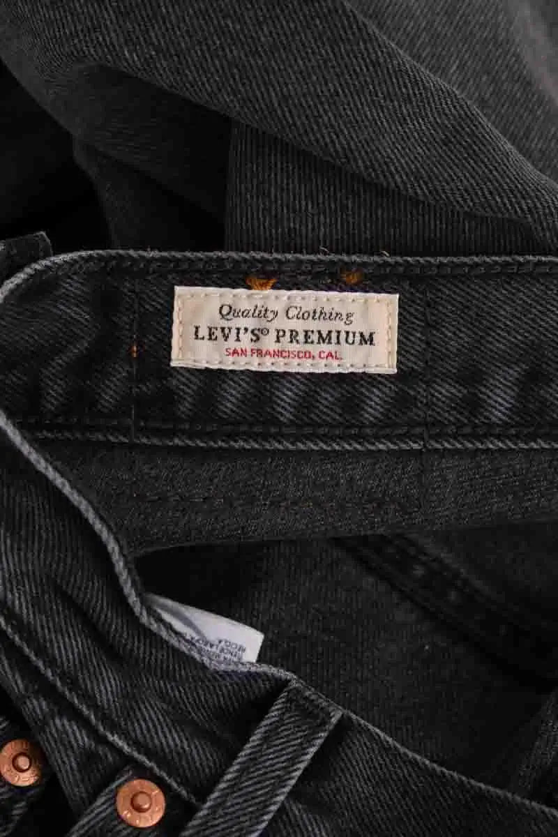 Jean droit Levi's Gris en Coton