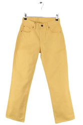 Jean droit Levi's Jaune en Coton, taille M - Seconde Main
