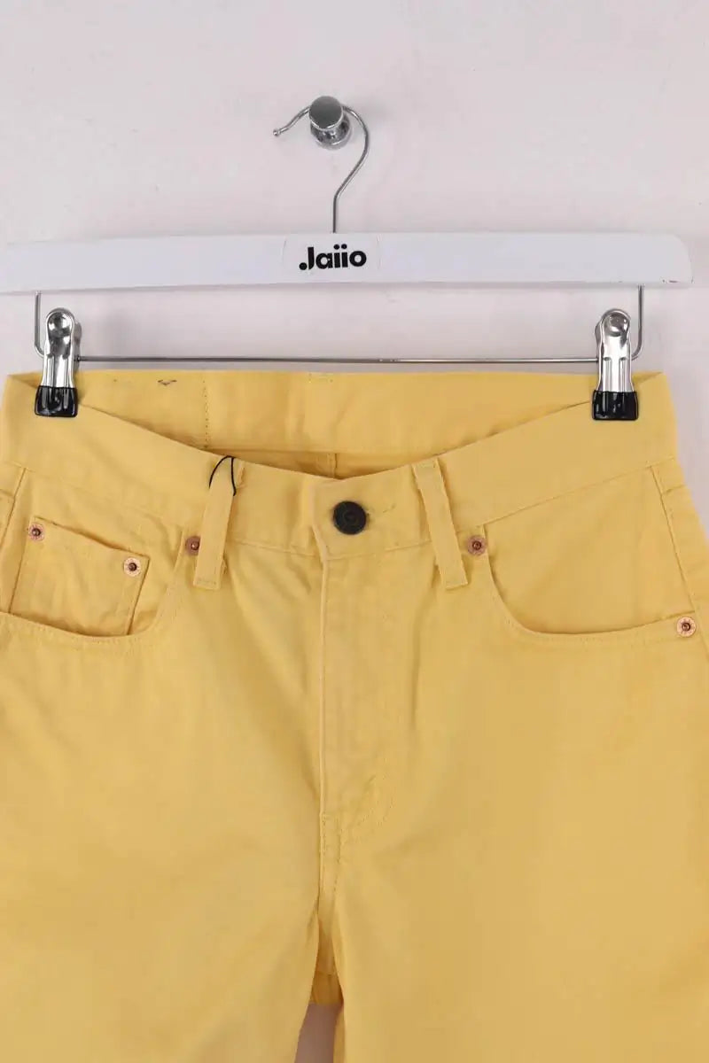 Jean droit Levi's Jaune en Coton