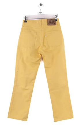 Jean droit Levi's Jaune en Coton
