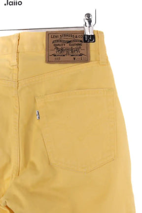 Jean droit Levi's Jaune en Coton