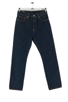 Jean droit Levi's Marine en Coton, taille S - Seconde Main