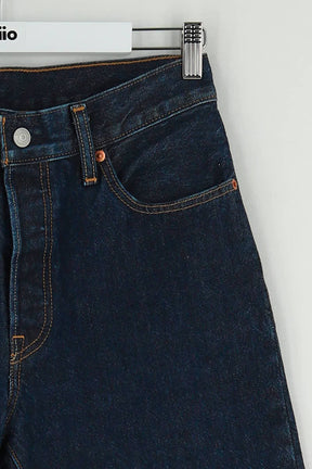 Jean droit Levi's Marine en Coton