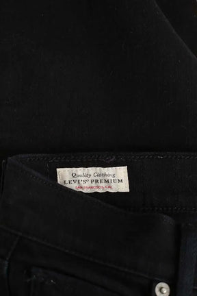 Jean droit Levi's Noir en Coton - élasthanne