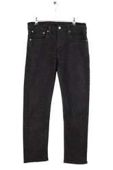 Jean droit Levi's Noir en Coton, taille L - Seconde Main