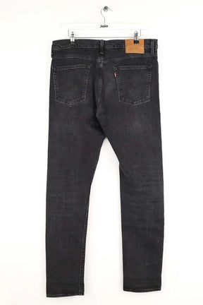 Jean droit Levi's Noir en Coton