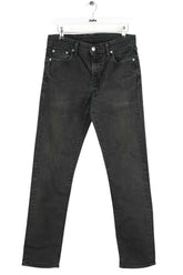 Jean droit Levi's Noir en Coton, taille L - Seconde Main