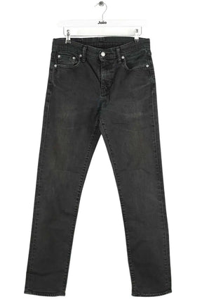 Jean droit Levi's Noir en Coton, taille L - Seconde Main