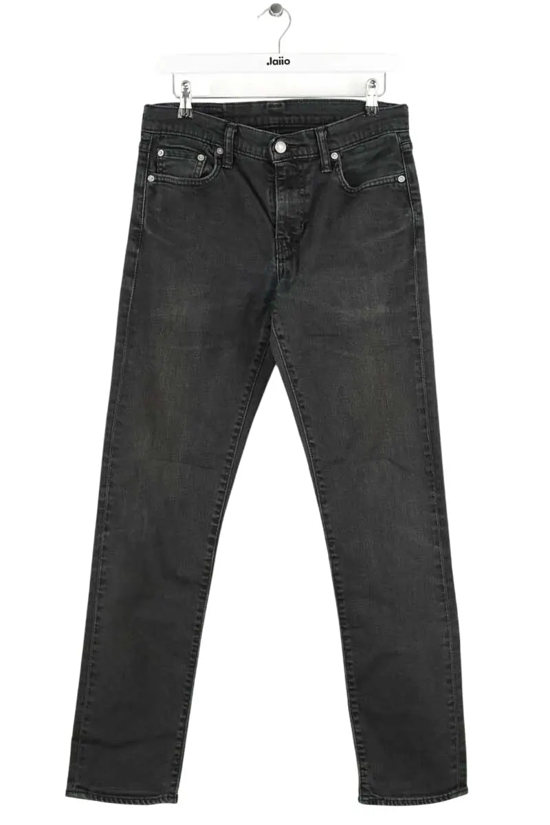 Jean droit Levi's Noir en Coton, taille L - Seconde Main