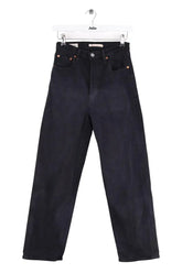 Jean droit Levi's Ribcage straight Noir en Coton, taille S - Seconde Main