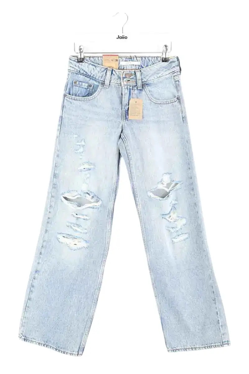 Jean droit Levi's Superlow Bleu en Coton, taille XS - Seconde Main