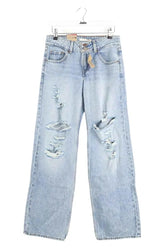 Jean droit Levi's Superlow Bleu en Coton, taille XS - Seconde Main