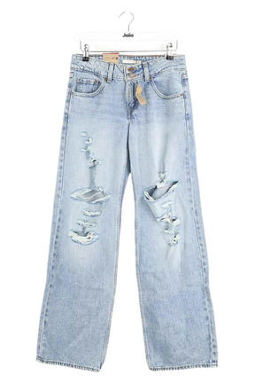 Jean droit Levi's Superlow Bleu en Coton, taille XS - Seconde Main