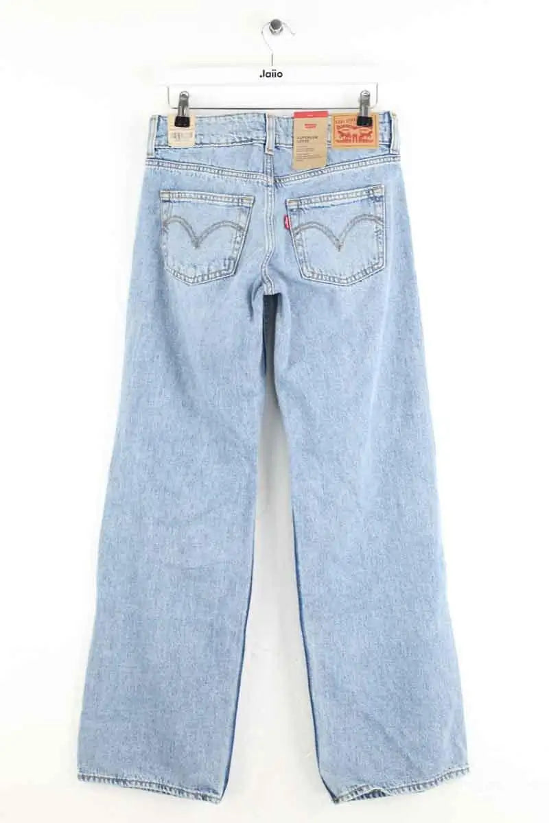 Jean droit Levi's Superlow Bleu en Coton