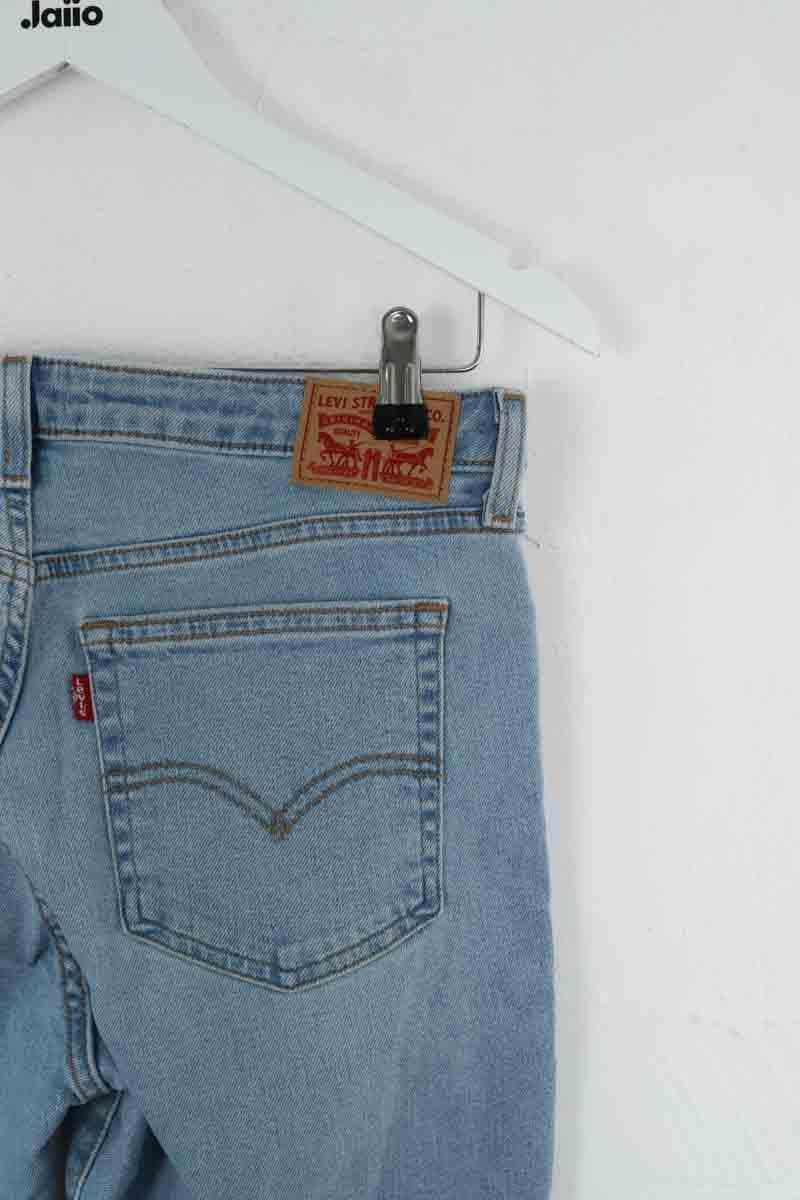 Jean droit Levi's Superlow skinny Bleu en Coton
