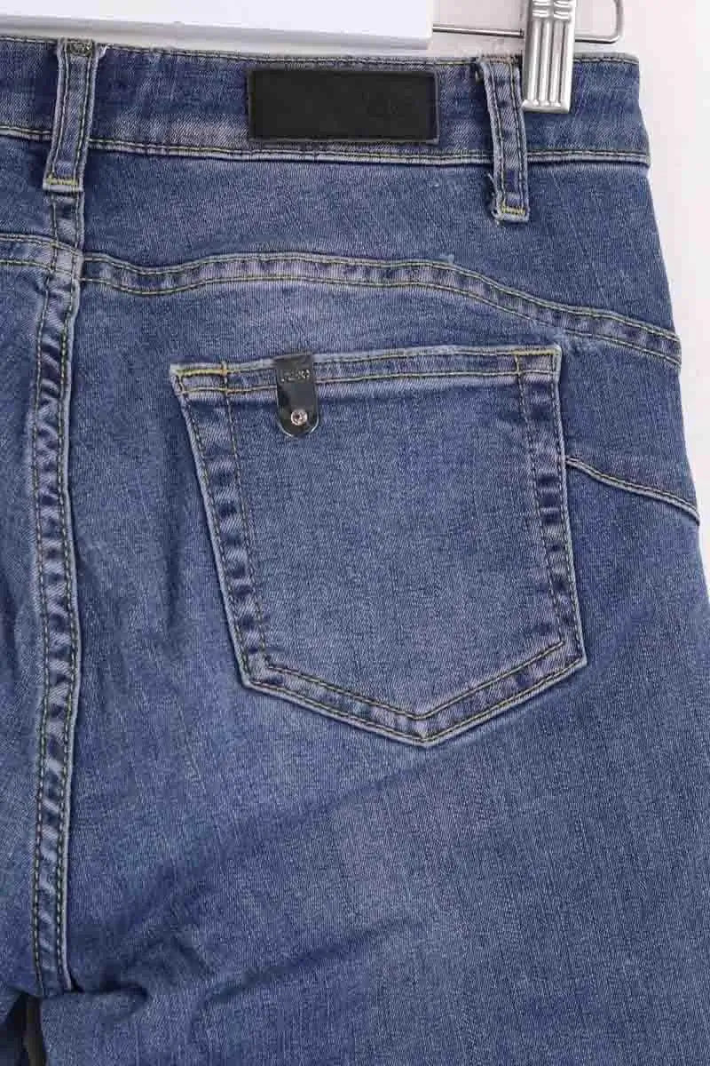Jean droit Liu Jo Bleu en Coton