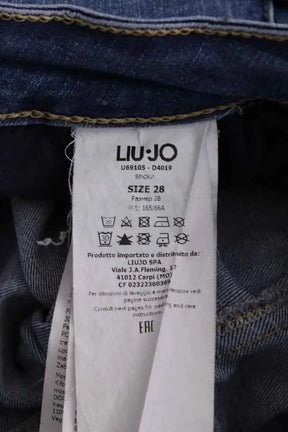 Jean droit Liu Jo Bleu en Coton