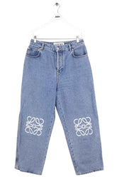 Jean droit Loewe Bleu en Coton, taille XL - Seconde Main