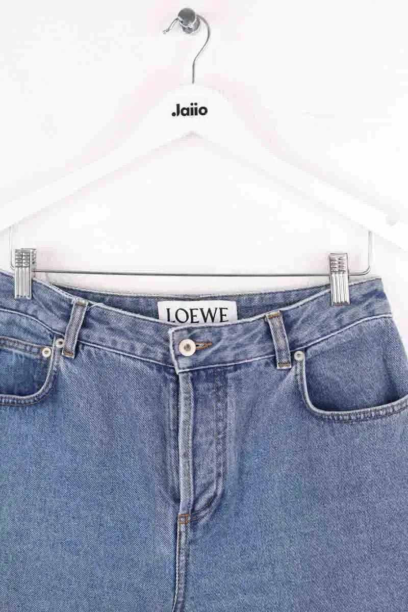 Jean droit Loewe Bleu en Coton
