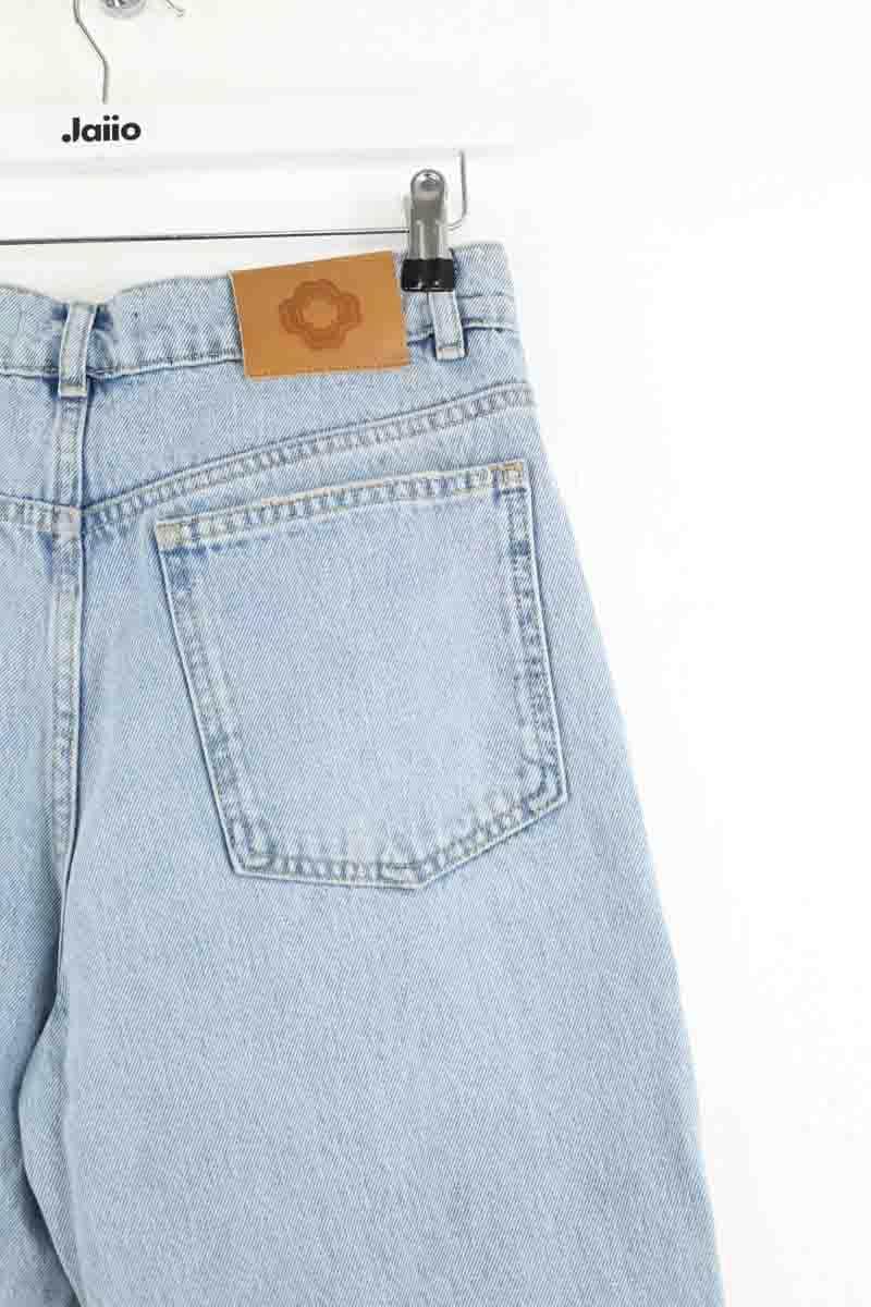 Jean droit Maje Bleu en Coton
