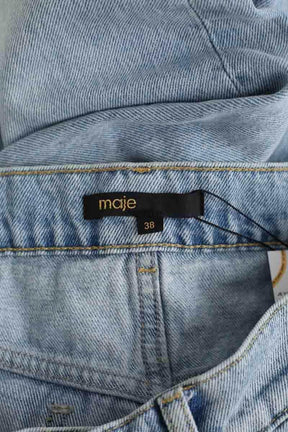 Jean droit Maje Bleu en Coton