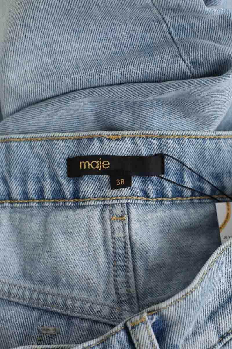 Jean droit Maje Bleu en Coton