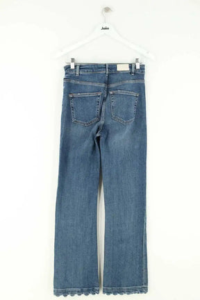 Jean droit Maje Bleu en Coton