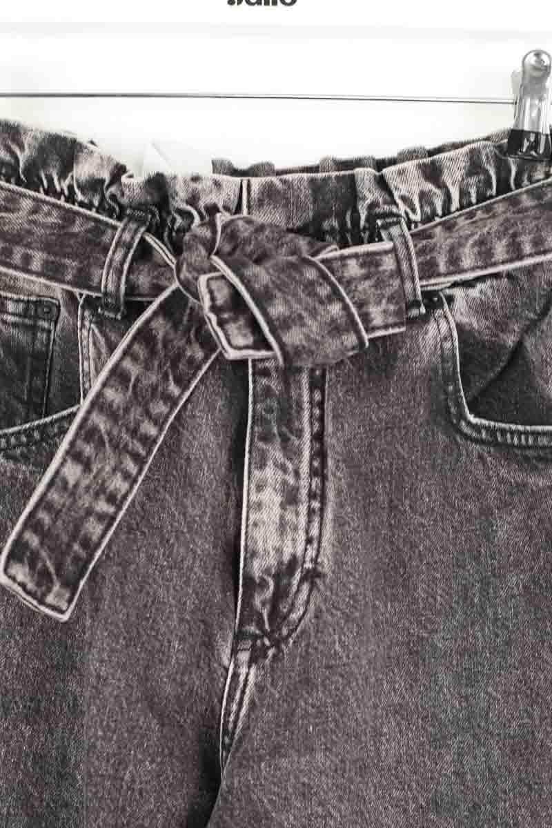 Jean droit Maje Noir en Coton