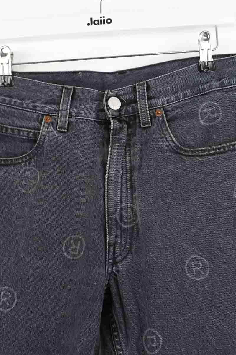 Jean droit Martine Rose Gris en Coton