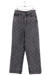 Jean droit Mes Demoiselles Gris en Coton, taille XS - Seconde Main