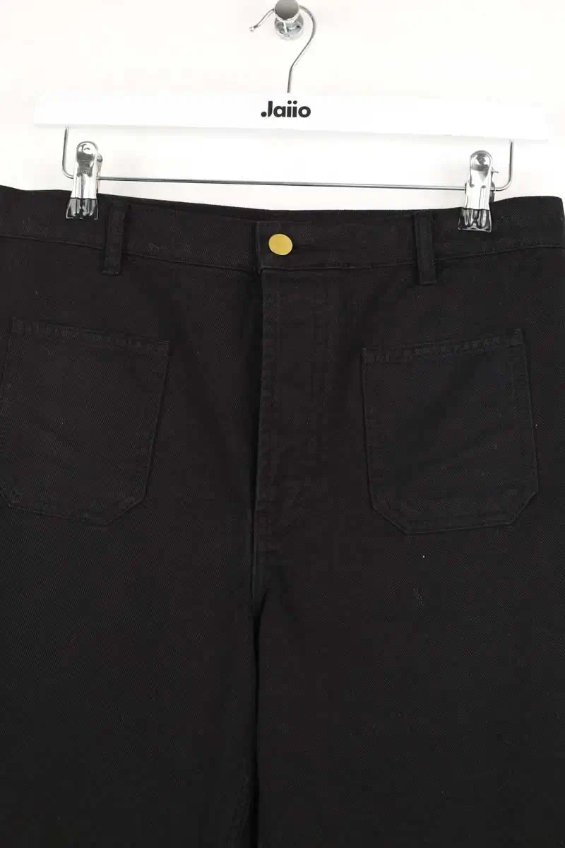 Jean droit Mister K Noir en Coton