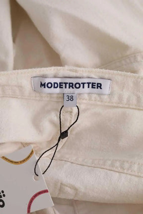 Jean droit Modetrotter Blanc en Coton