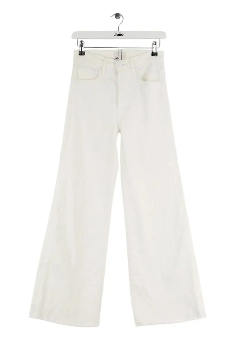 Jean droit Mother Blanc en Coton, taille S - Seconde Main