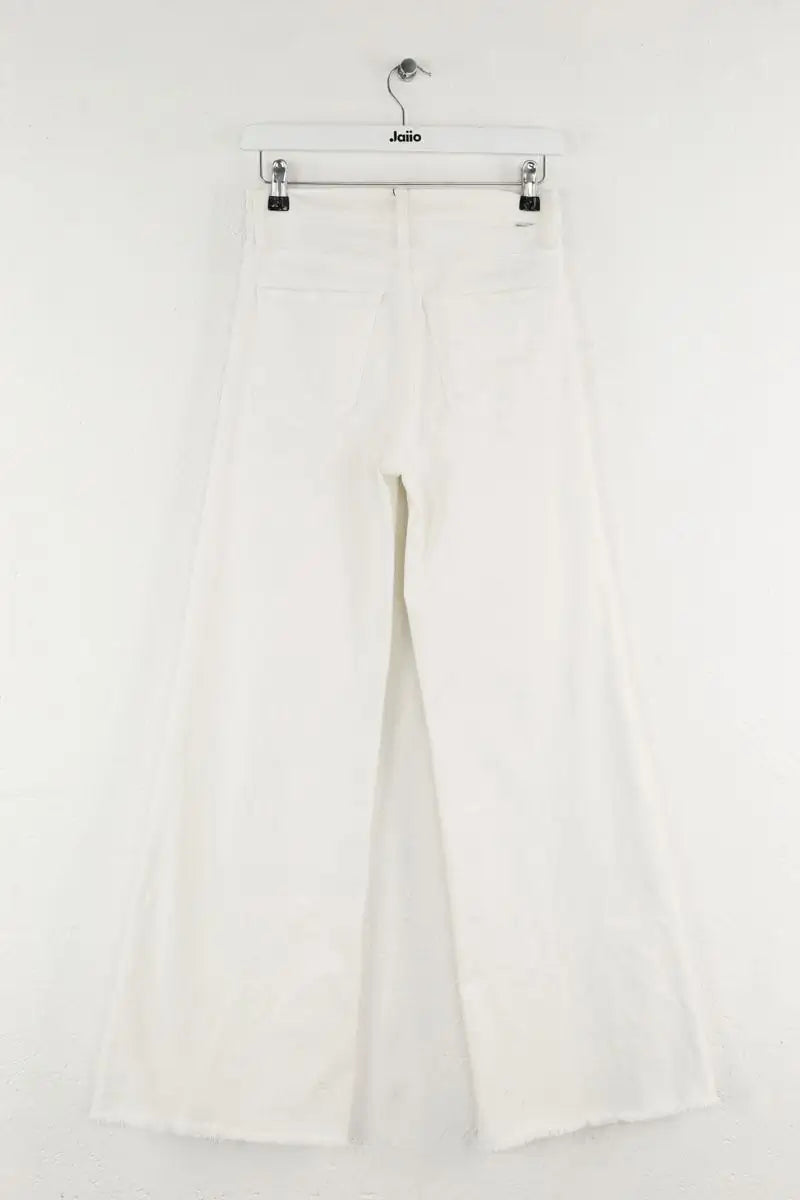 Jean droit Mother Blanc en Coton