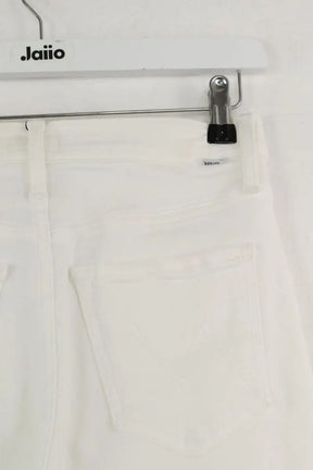 Jean droit Mother Blanc en Coton