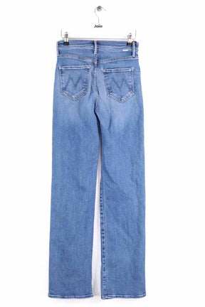 Jean droit Mother Bleu en Coton