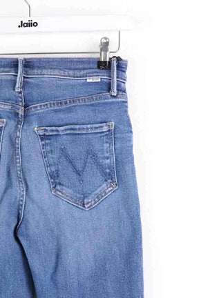 Jean droit Mother Bleu en Coton