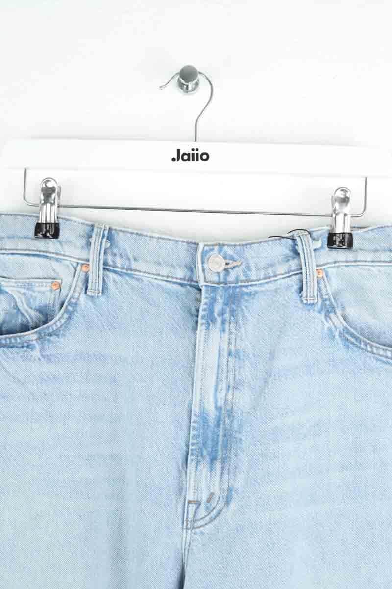 Jean droit Mother Bleu en Coton