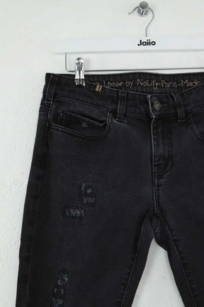 Jean droit Notify BAMBOO LOOSE Gris en Coton