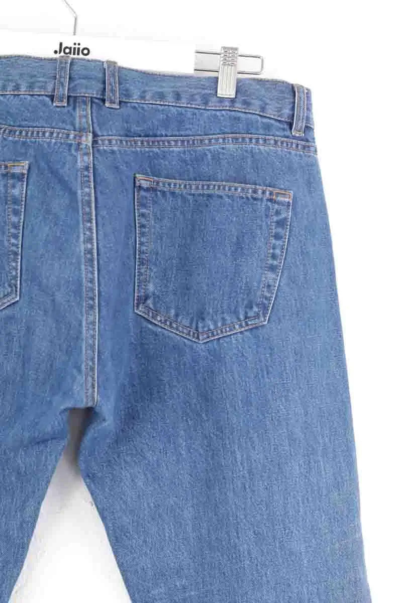 Jean droit Octobre Bleu en Coton