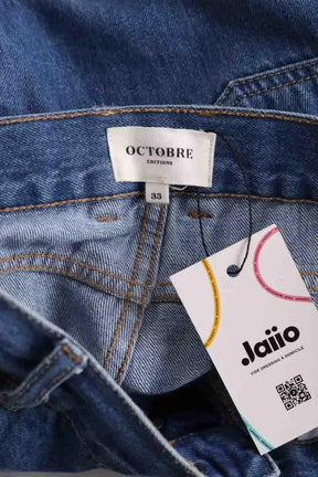 Jean droit Octobre Bleu en Coton