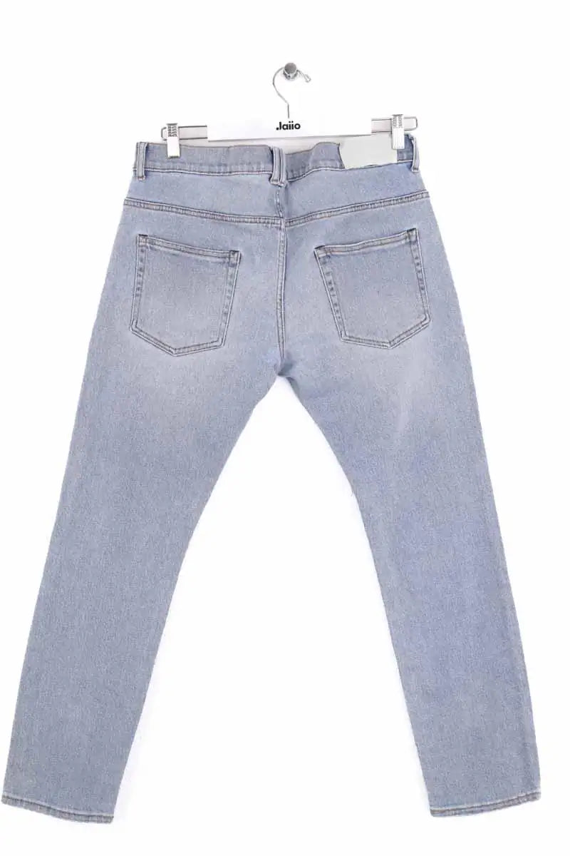Jean droit Off White Bleu en Coton